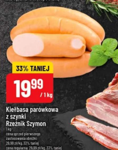 Kiełbasa parówkowa z szynki Rzeźnik Szymon