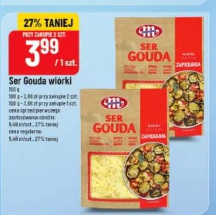 Ser Gouda wiórki Mleczna Polana