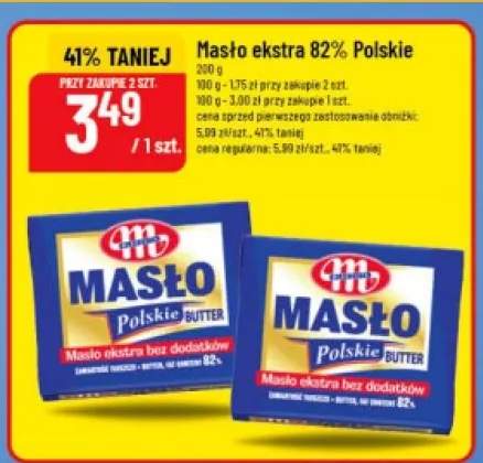 Masło ekstra 82% Polskie
