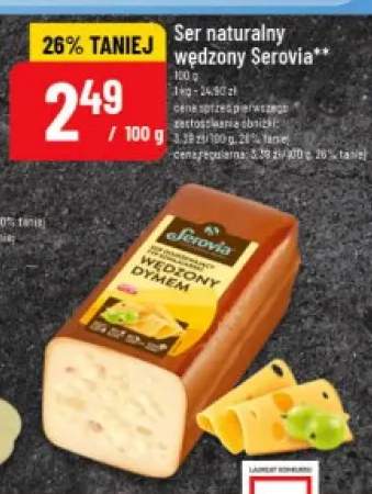 Ser naturalny wędzony Serovia