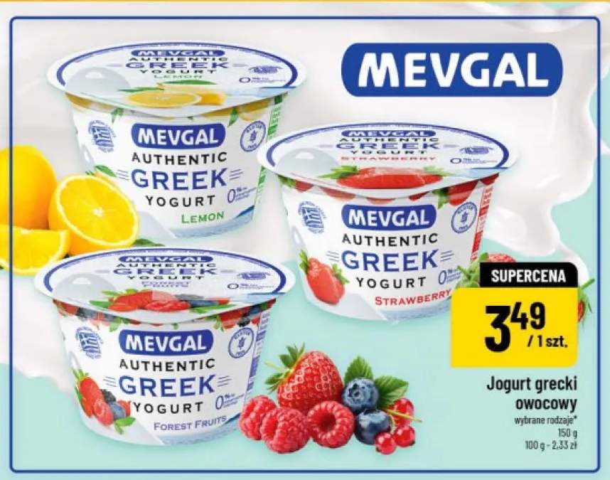 Jogurt grecki owocowy MEVGAL Forest Fruits