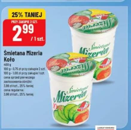 Śmietana Mizeria Koło