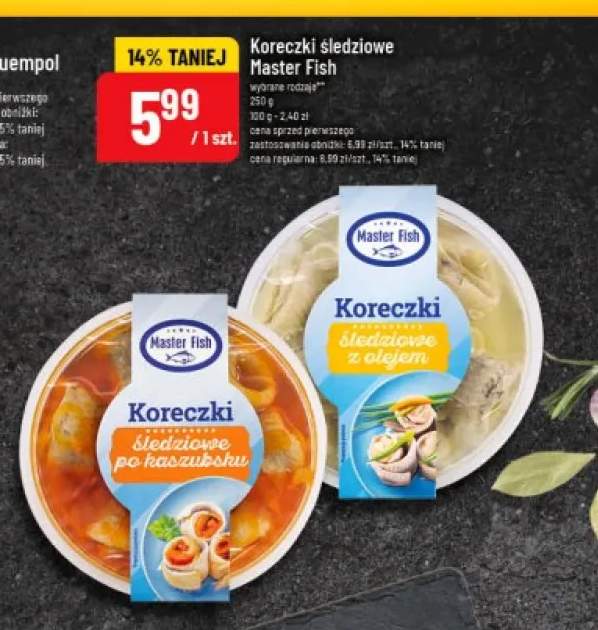 Koreczki śledziowe Master Fish