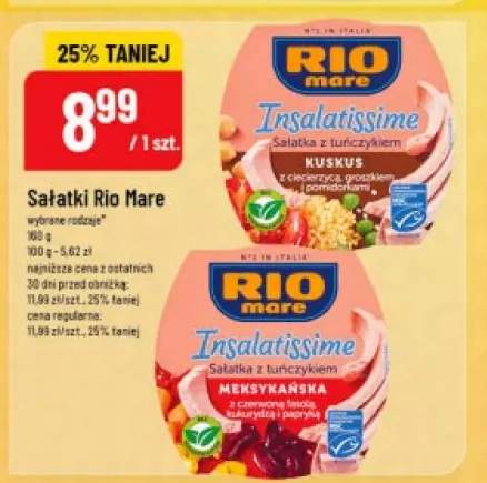 Sałatka z tuńczykiem Meksykańska Rio Mare Insalatissime