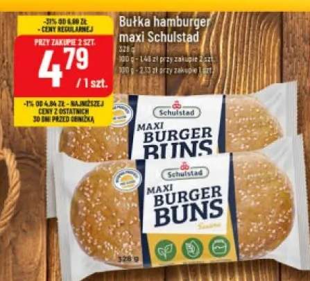 Bułka hamburger maxi Schulstad