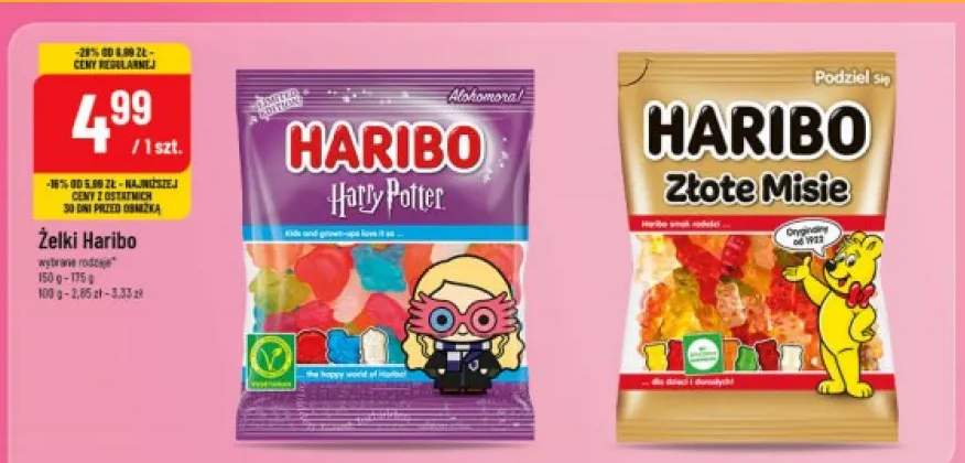 Żelki Haribo Złote Misie