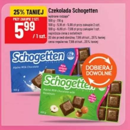 Czekolada Schogetten