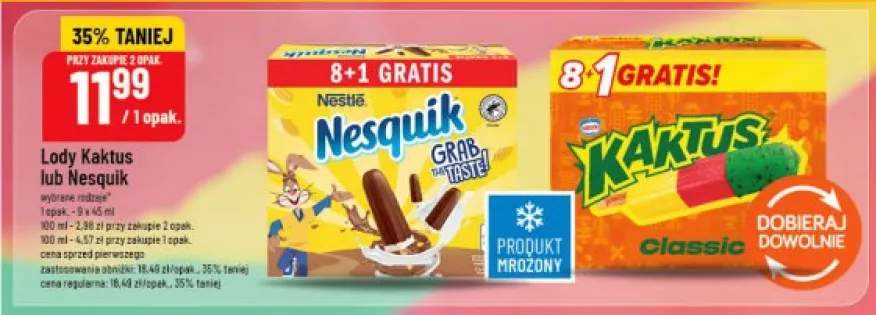 Lody Kaktus 9-pak 45ml