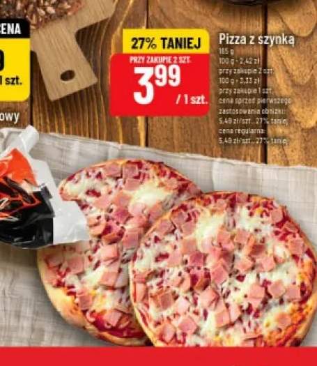 Pizza z szynką