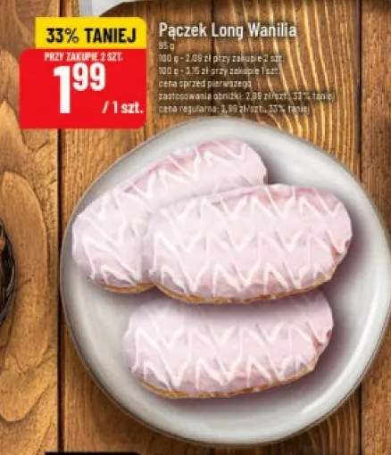 Pączek Long Wanilia