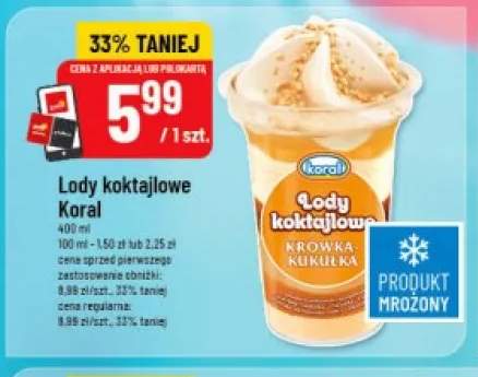 Lody koktajlowe Koral