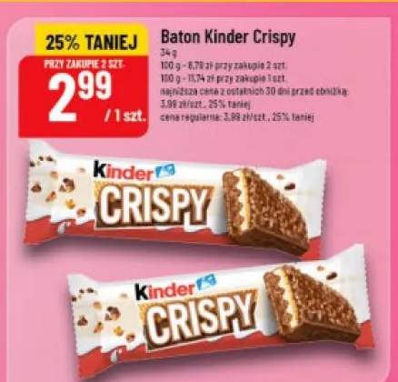 Baton Kinder Crispy
