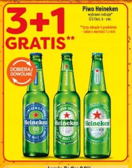 Piwo bezalkoholowe Heineken 0.0