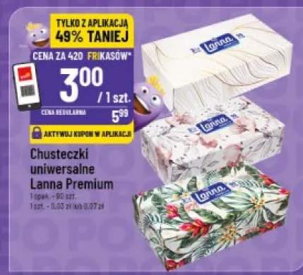 Chusteczki uniwersalne Lanna Premium