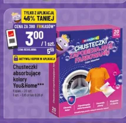 Chusteczki absorbujące kolory You&Home