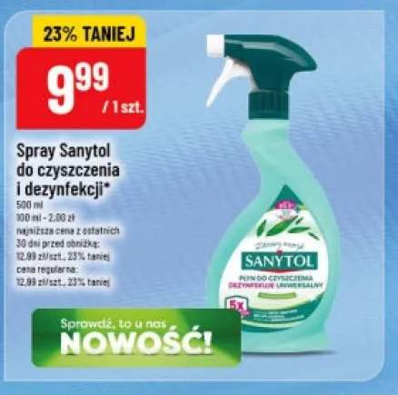 Spray Sanytol do czyszczenia i dezynfekcji