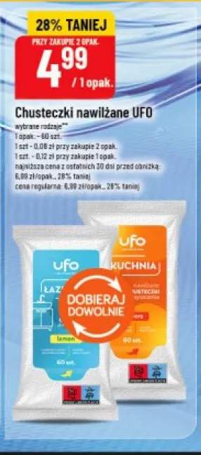 Chusteczki nawilżane UFO Kuchnia