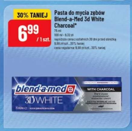 Pasta do mycia zębów Blend-a-Med 3D White Charcoal