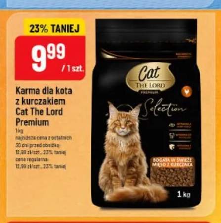 Karma dla kota z kurczakiem Cat The Lord Premium Selection
