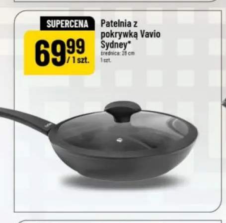 Patelnia z pokrywką Vavio Sydney średnica: 28cm