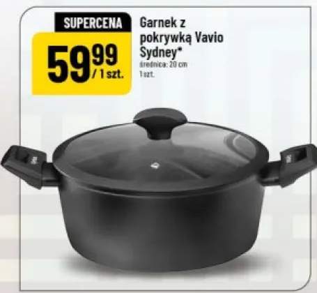 Garnek z pokrywką Vavio Sydney średnica: 20cm
