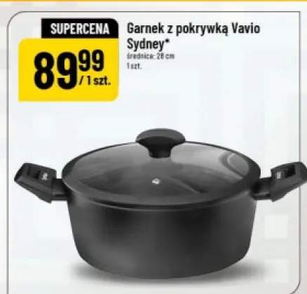 Garnek z pokrywką Vavio Sydney 28cm