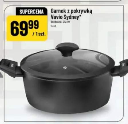 Garnek z pokrywką Vavio Sydney 24cm
