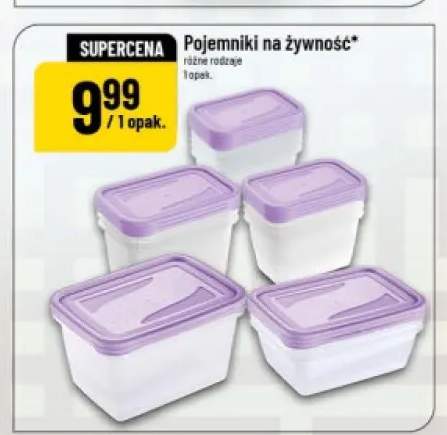 Pojemniki na żywność