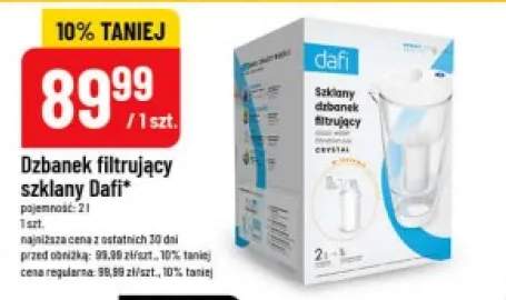 Dzbanek filtrujący szklany Dafi pojemność: 2l