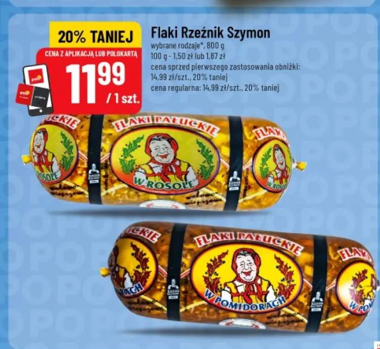 Flaki wołowo-wieprzowe w pomidorach Rzeźnik Szymon