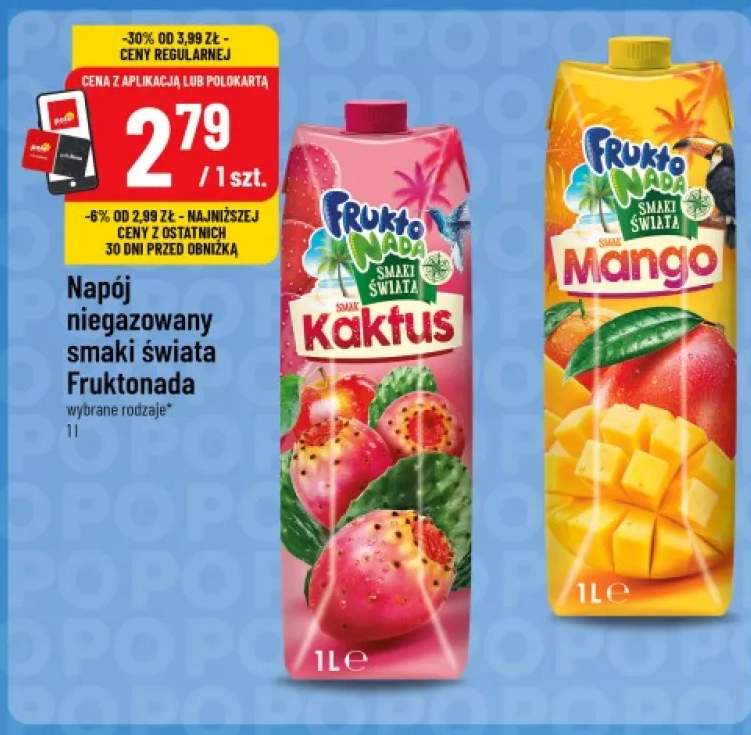 Napój niegazowany Frukto Nada Smaki Świata Mango