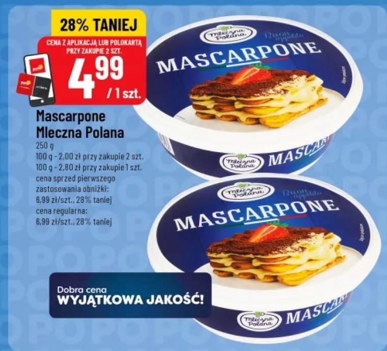Ser Mascarpone Mleczna Polana
