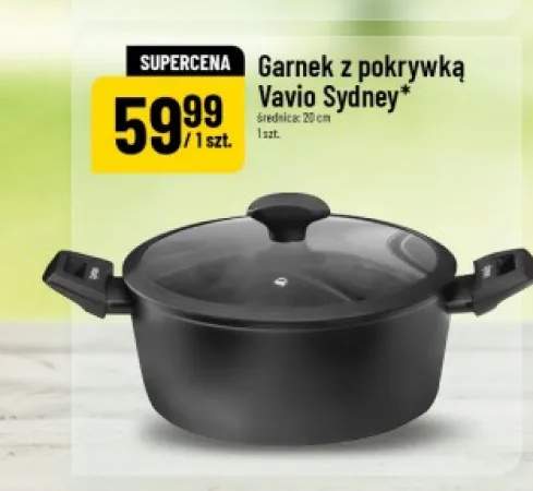 Garnek z pokrywką Vavio Sydney 20 cm
