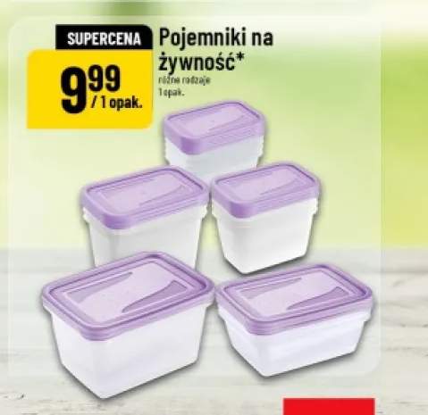 Pojemniki na żywność