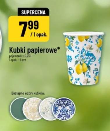 Kubki papierowe 0,25 l