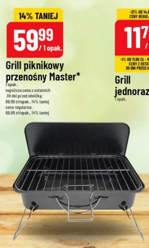 Grill piknikowy przenośny Master