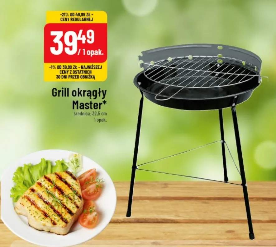 Grill okrągły Master