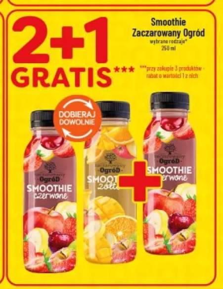 Smoothie Zaczarowany Ogród czerwone
