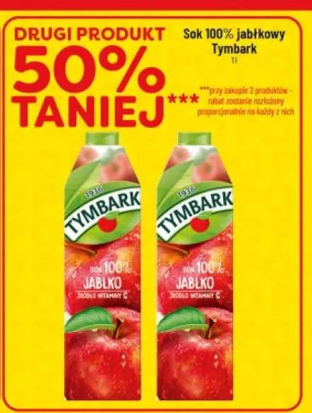 Sok 100% jabłkowy Tymbark