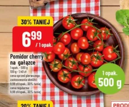 Pomidor cherry na gałązce