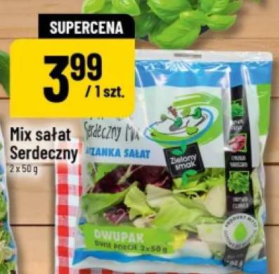 Mix sałat Serdeczny Zielony Smak 2-pak