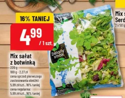 Mix sałat z botwinką Zielony Smak