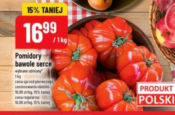 Pomidory bawole serce polskie