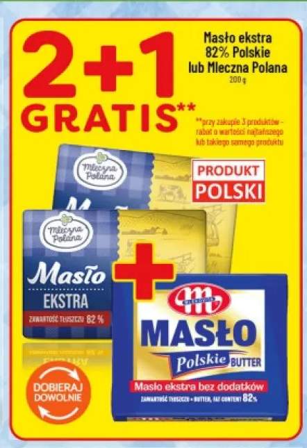 Masło ekstra 82% Mleczna Polana