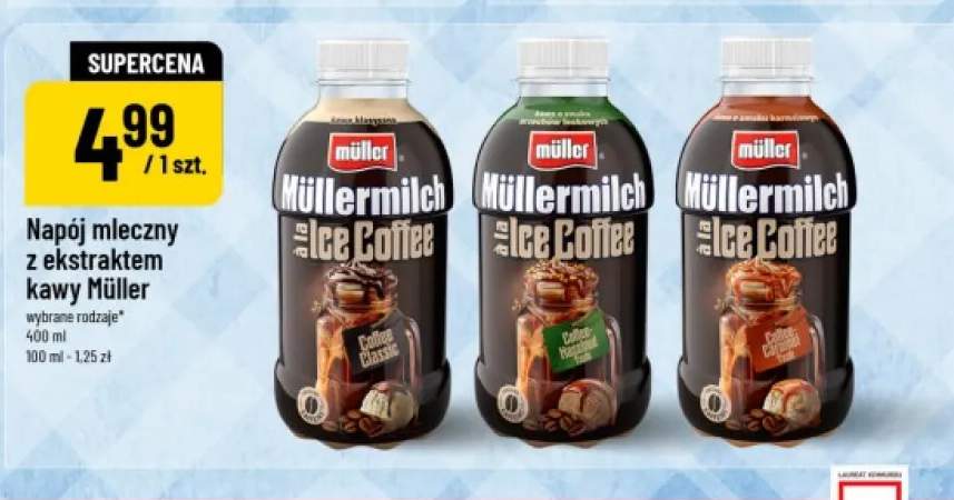 Napój mleczny Müller Müllermilch à la Ice Coffee Coffee Caramel