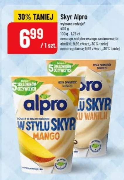 Skyr Alpro w stylu skyr Mango