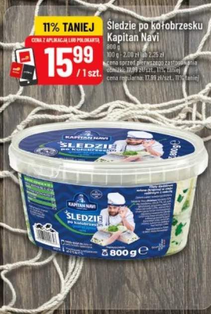 Śledzie po kołobrzesku Kapitan Navi
