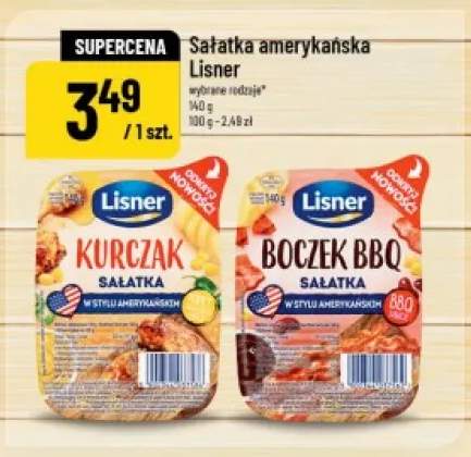 Sałatka Boczek BBQ w stylu amerykańskim Lisner