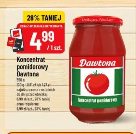 Koncentrat pomidorowy Dawtona