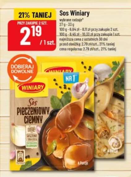 Sos pieczarkowy Winiary